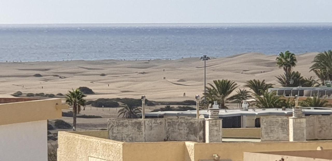 Playa del Ingles. Apartamento al lado del océano San Bartolomé Extérieur photo