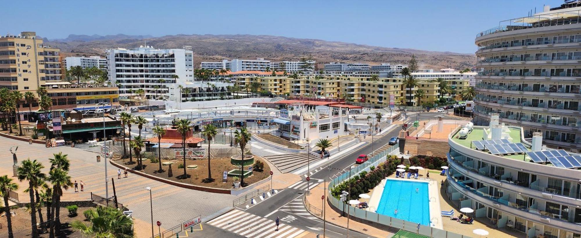 Playa del Ingles. Apartamento al lado del océano San Bartolomé Extérieur photo